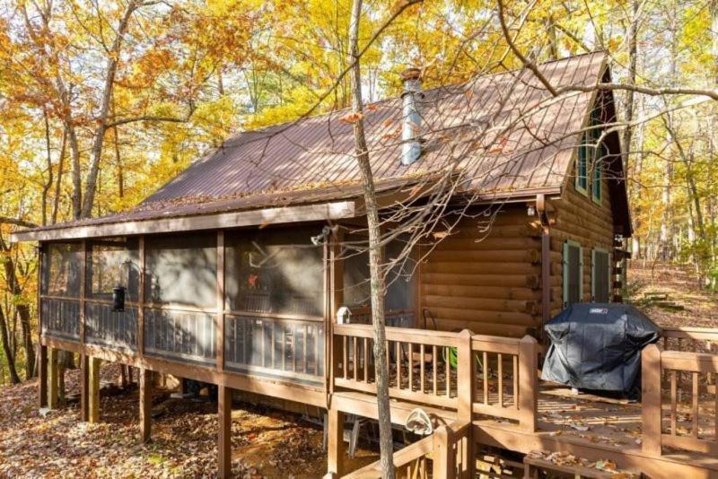 הוילה בלו רידג' Mountain Time Cabin, Hot Tub, Fire Pit, Fireplace מראה חיצוני תמונה